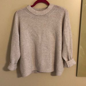 Cream American eagle sweater